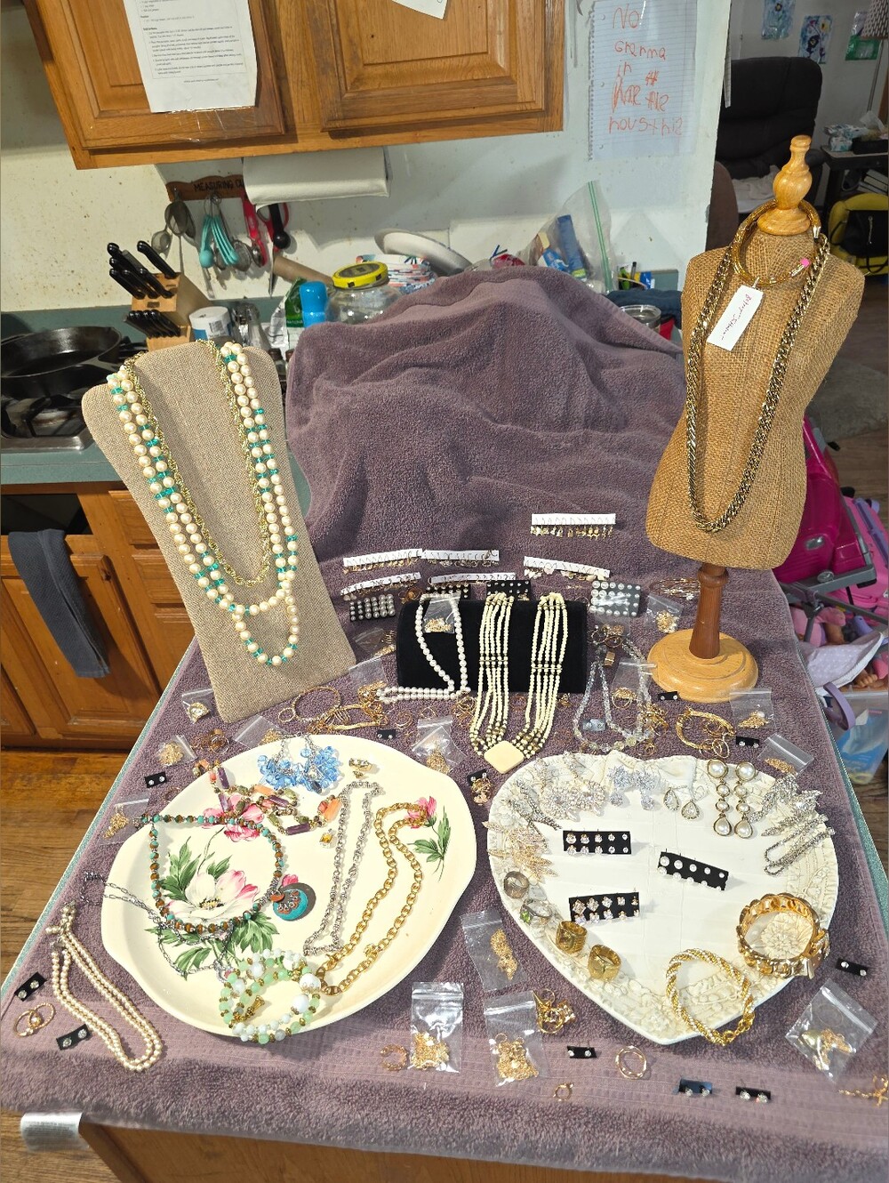 Large Lot Of Assorted Costume Jewelry